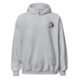 Ghost Sipping Soda Halloween Embroidered Unisex Hoodie