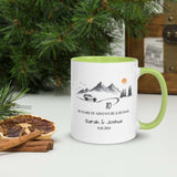 Personalized Anniversary Adventure Colored Mugs, 11oz, 15oz