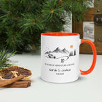 Personalized Anniversary Adventure Colored Mugs, 11oz, 15oz