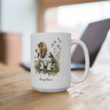 Personalized Basset Hound Coffee Mug