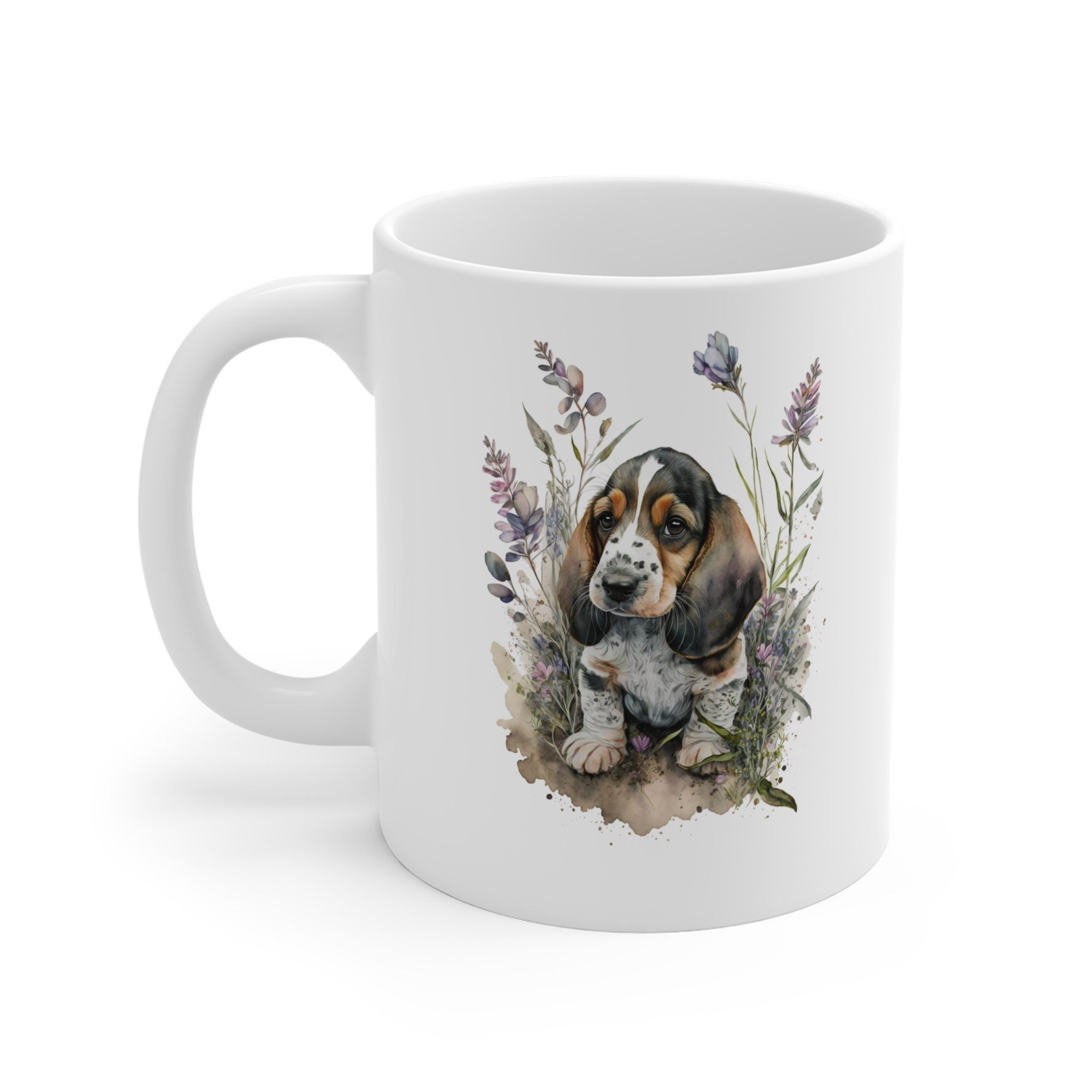Personalized Basset Hound Coffee Mug