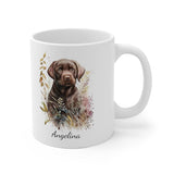 Personalized Chocolate Labrador Coffee Mug
