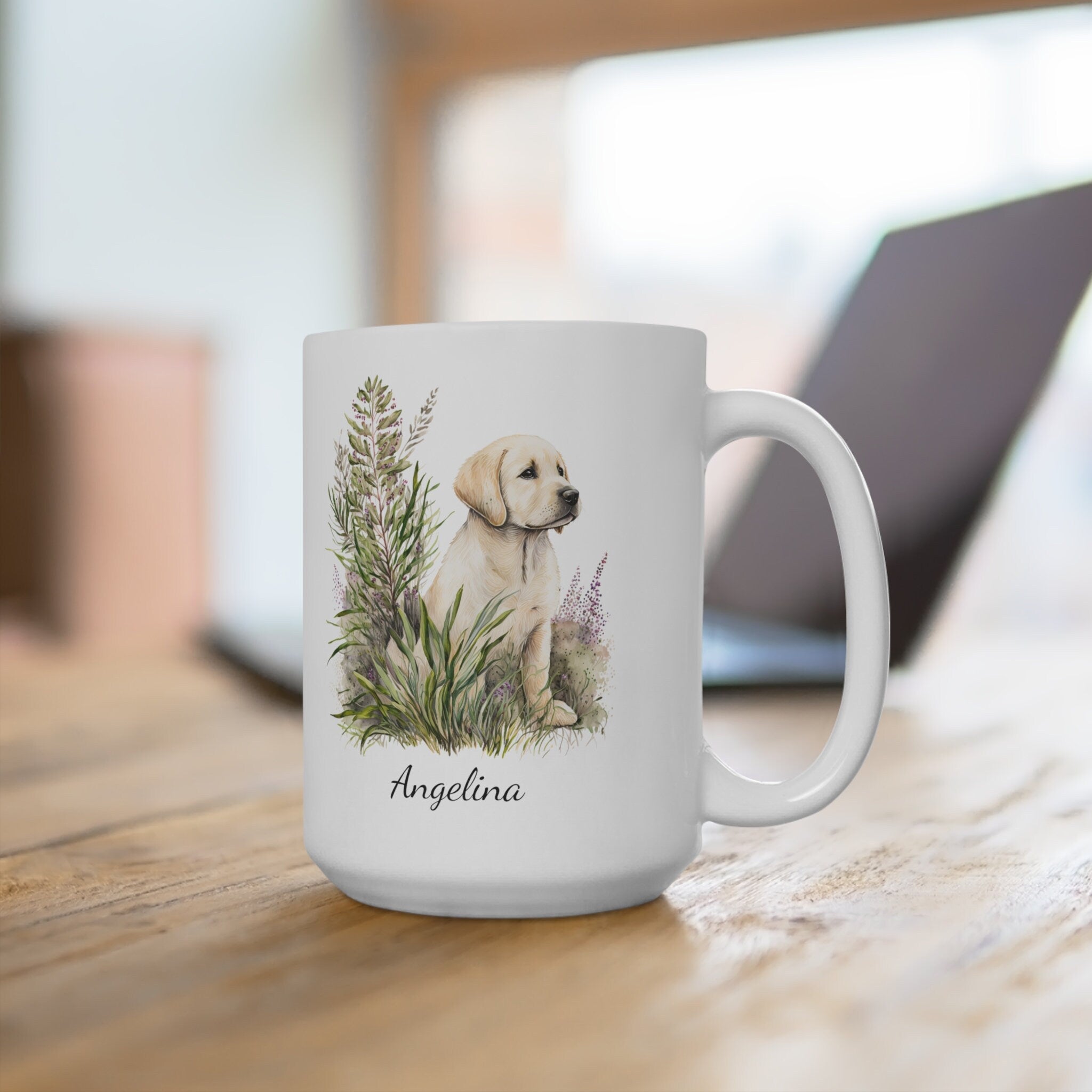 Personalized Golden Labrador Coffee Mug
