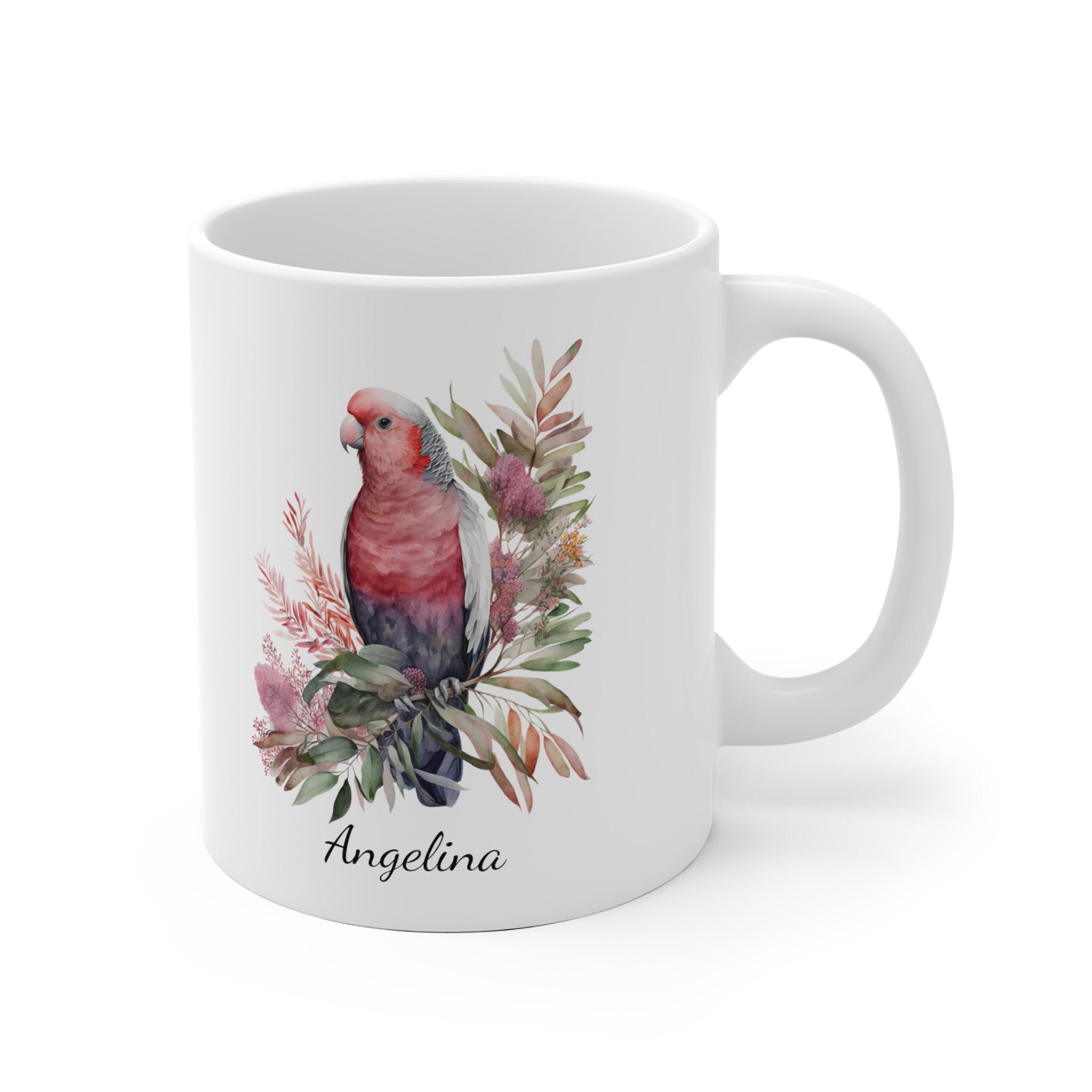 Personalized Galah Parrot Coffee Mug