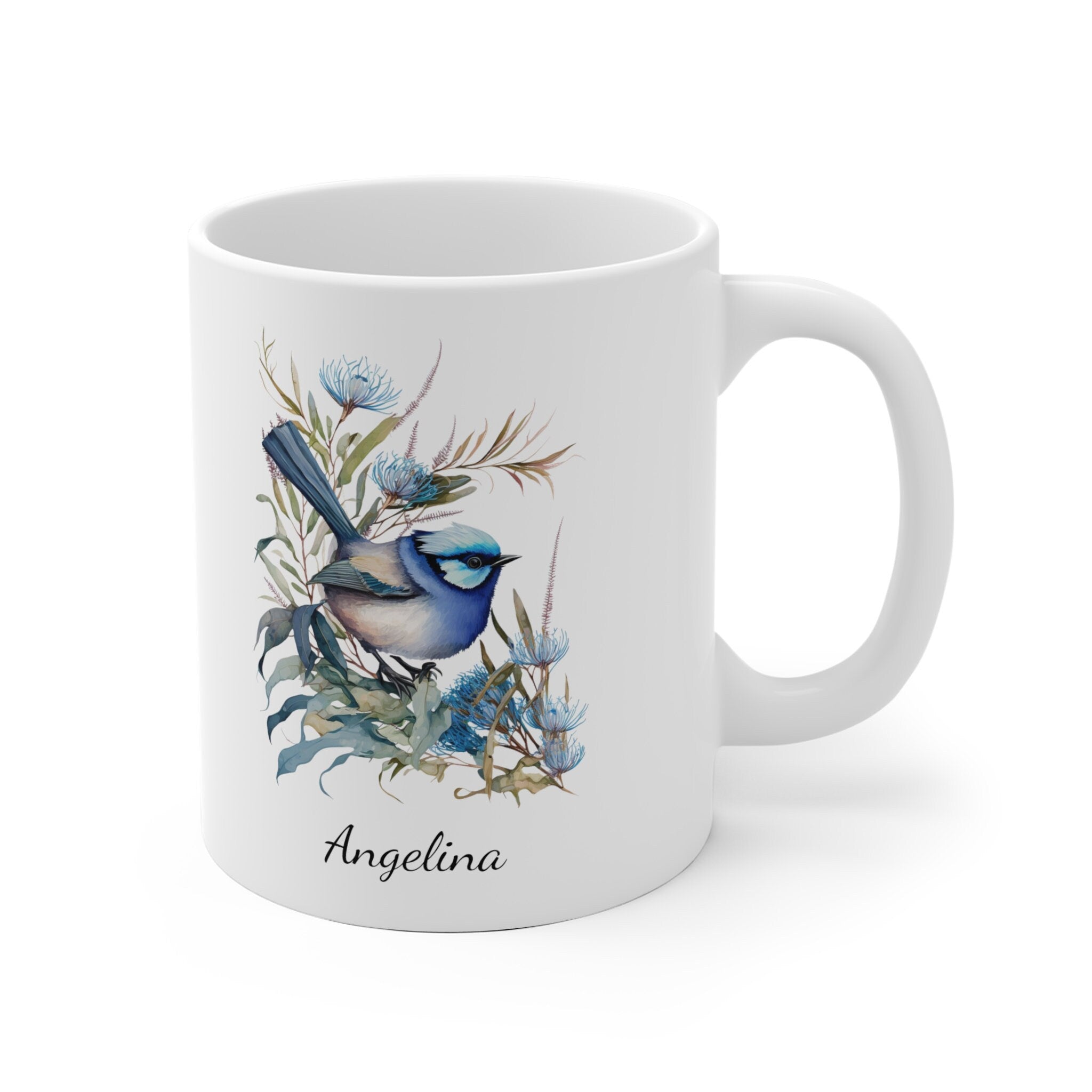 Personalized Superb Fairywren Coffee Mug
