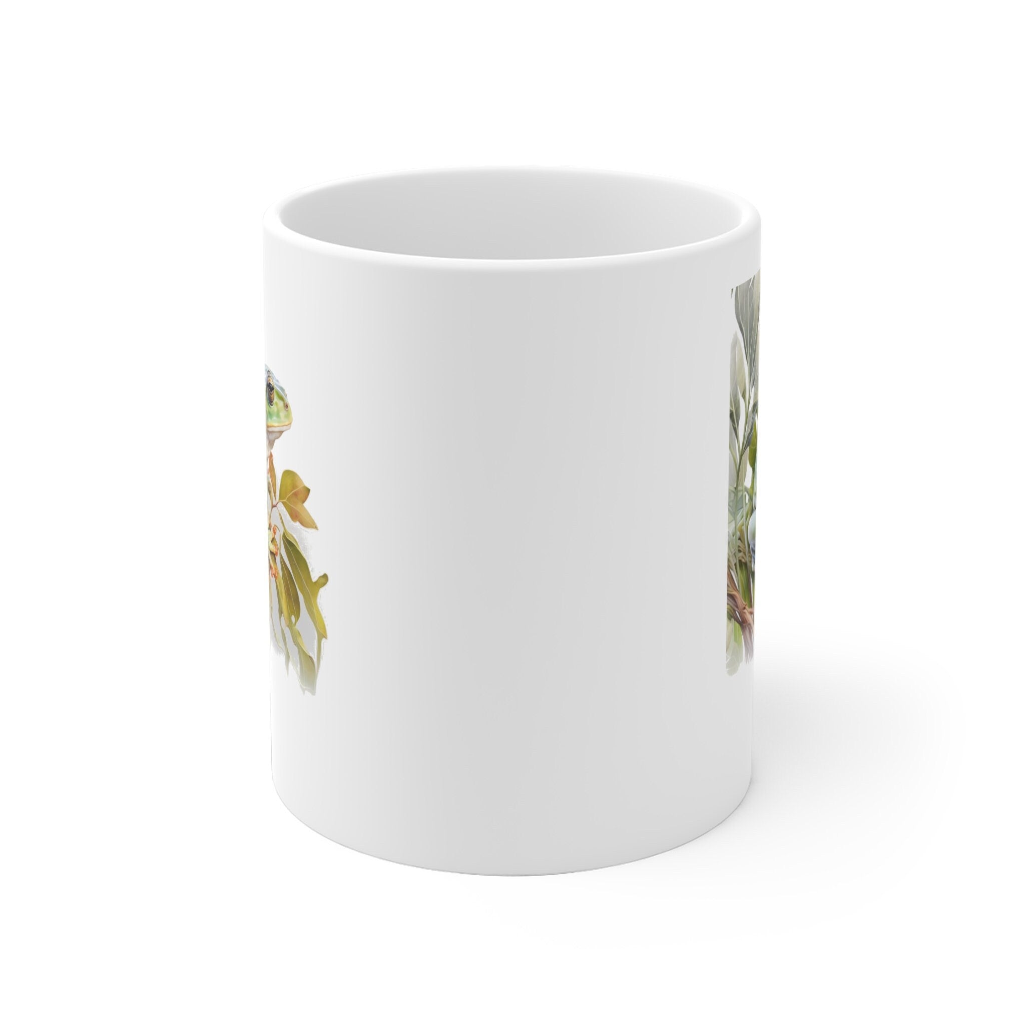 Personalized Green Tree Frog Coffee Mug