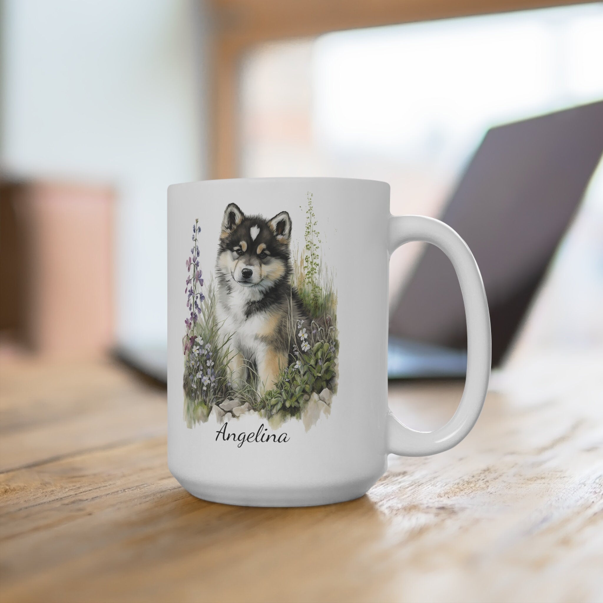 Personalized Alaskan Malamute Coffee Mug