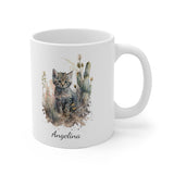 Personalized Cat Coffee Mug
