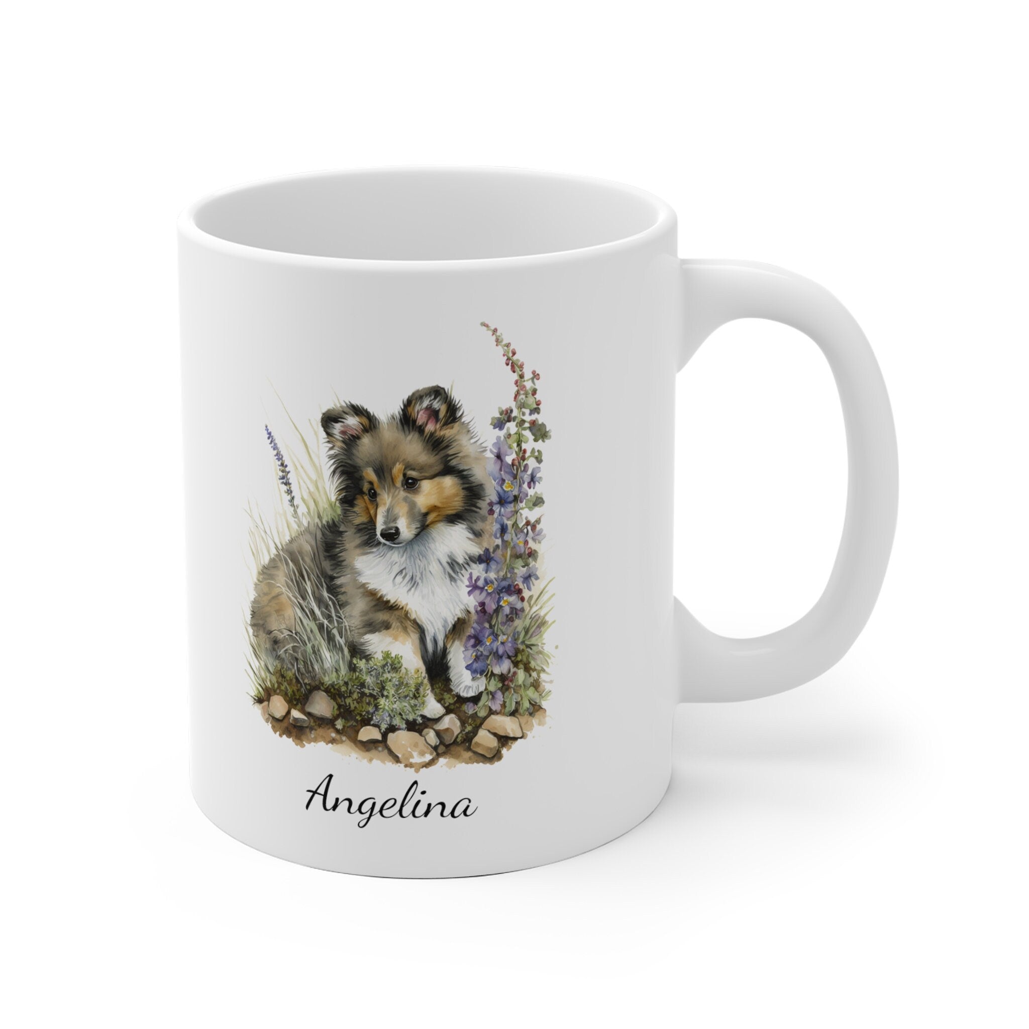 Personalized Shetland Sheepdog Mug