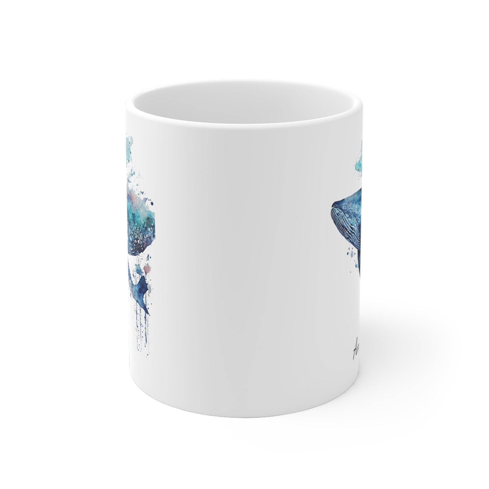 Personalized Humpback Whale Coffee Mug