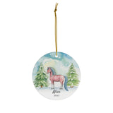 Personalized Custom Name Horse Ornament