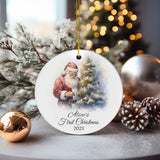Personalized Nordic Santa Claus Ornamen