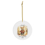 Personalized Child's First Christmas Mouse Ornament