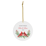 Personalized Our First Christmas Couples Ornament
