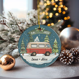 Personalized RV Van, Camping & Adventure Ornament