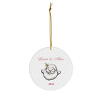 Personalized Santa Claus Nordic Ornament