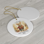 Personalized Child's First Christmas Mouse Ornament