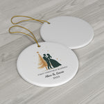 Personalized First Christmas Married Ornament
