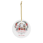 Personalized First Christmas In Our New Home Ornament