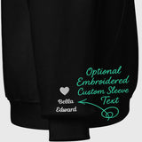 Spooky Season Pumpkin & Bat Hoodie – Personalized Embroidered Hoodie, Halloween Fall Gift