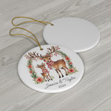 Personalized Reindeer Siblings Ornament