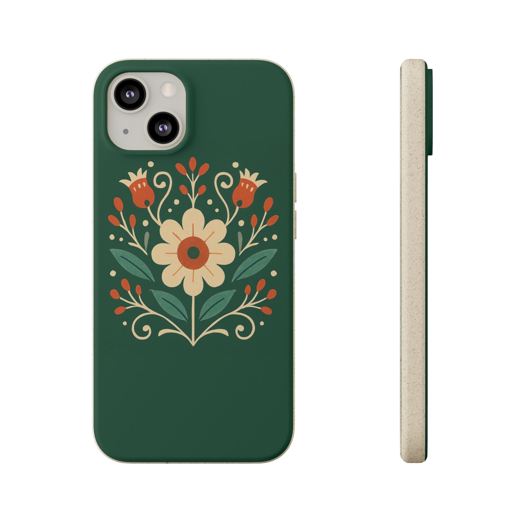 Floral Biodegradable iPhone Cases