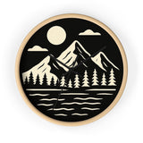Mountain Scene Wall Clock