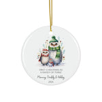 Personalized Owl New Family Of Three Ornament