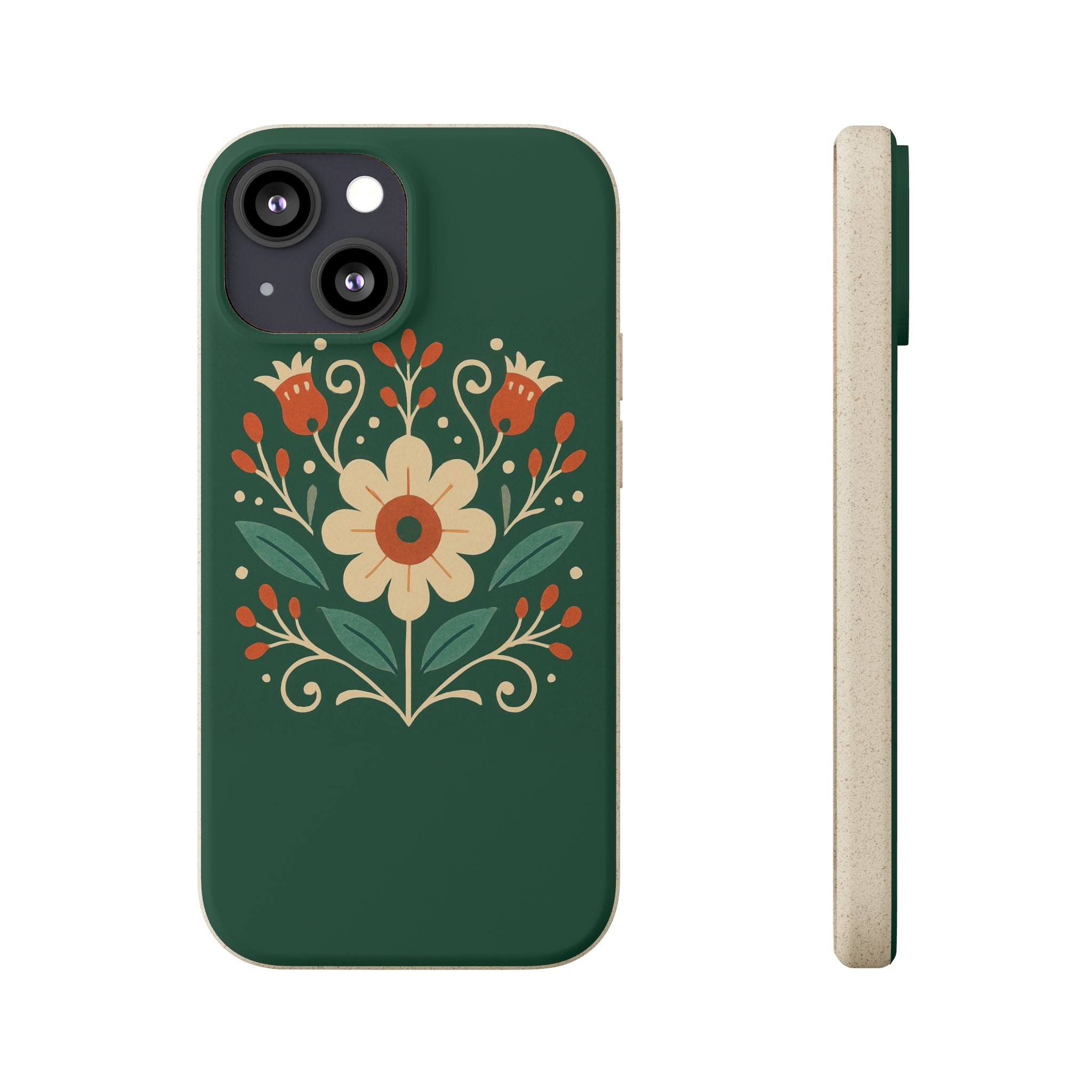 Floral Biodegradable iPhone Cases