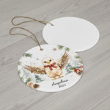 Personalized Eagle with Wings Spread Ornament