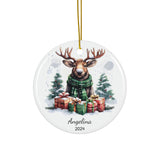 Personalized Moose & Gifts Ornament