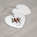 Personalized Horse & Girl Winter Ornament (4 Shapes)