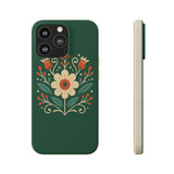 Floral Biodegradable iPhone Cases