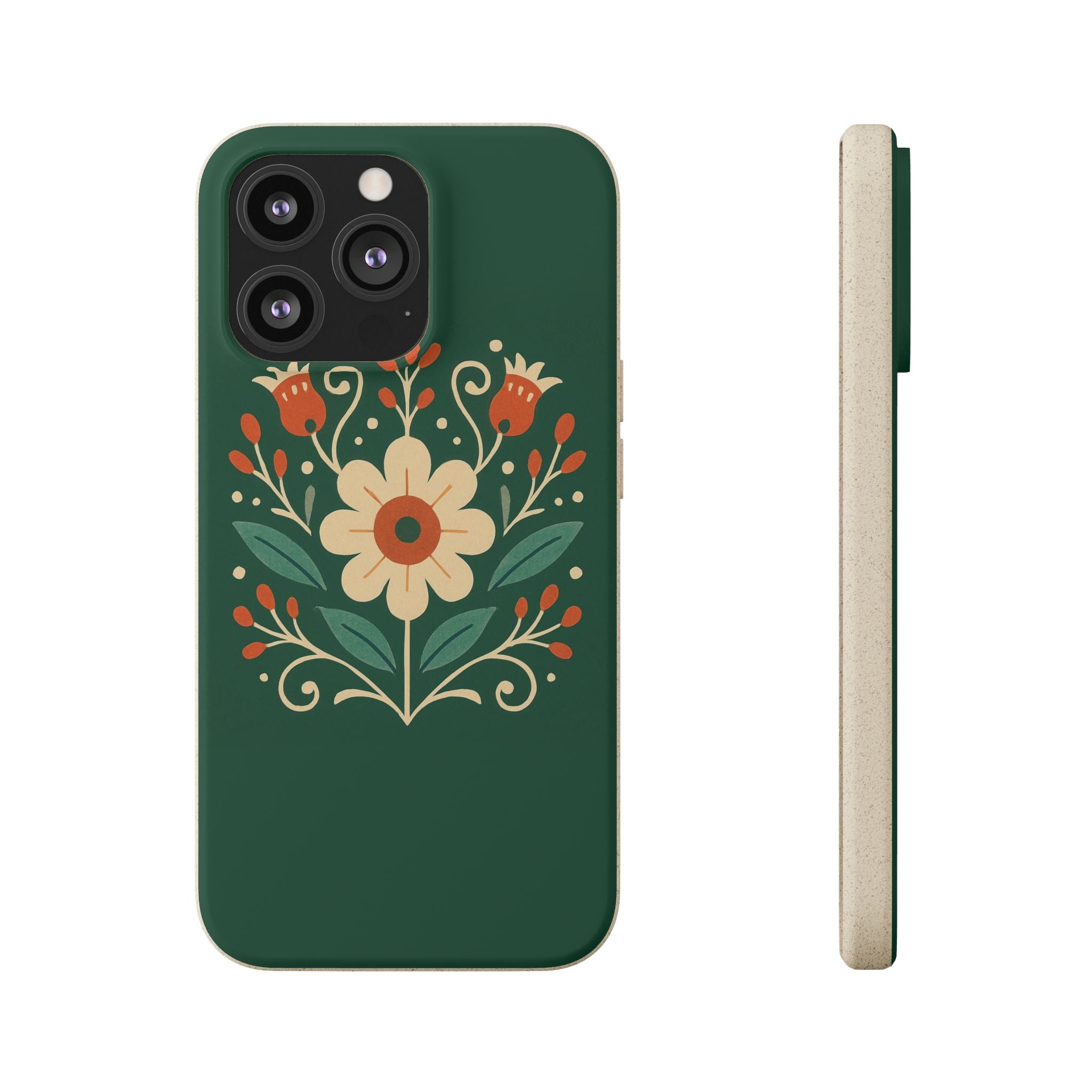 Floral Biodegradable iPhone Cases