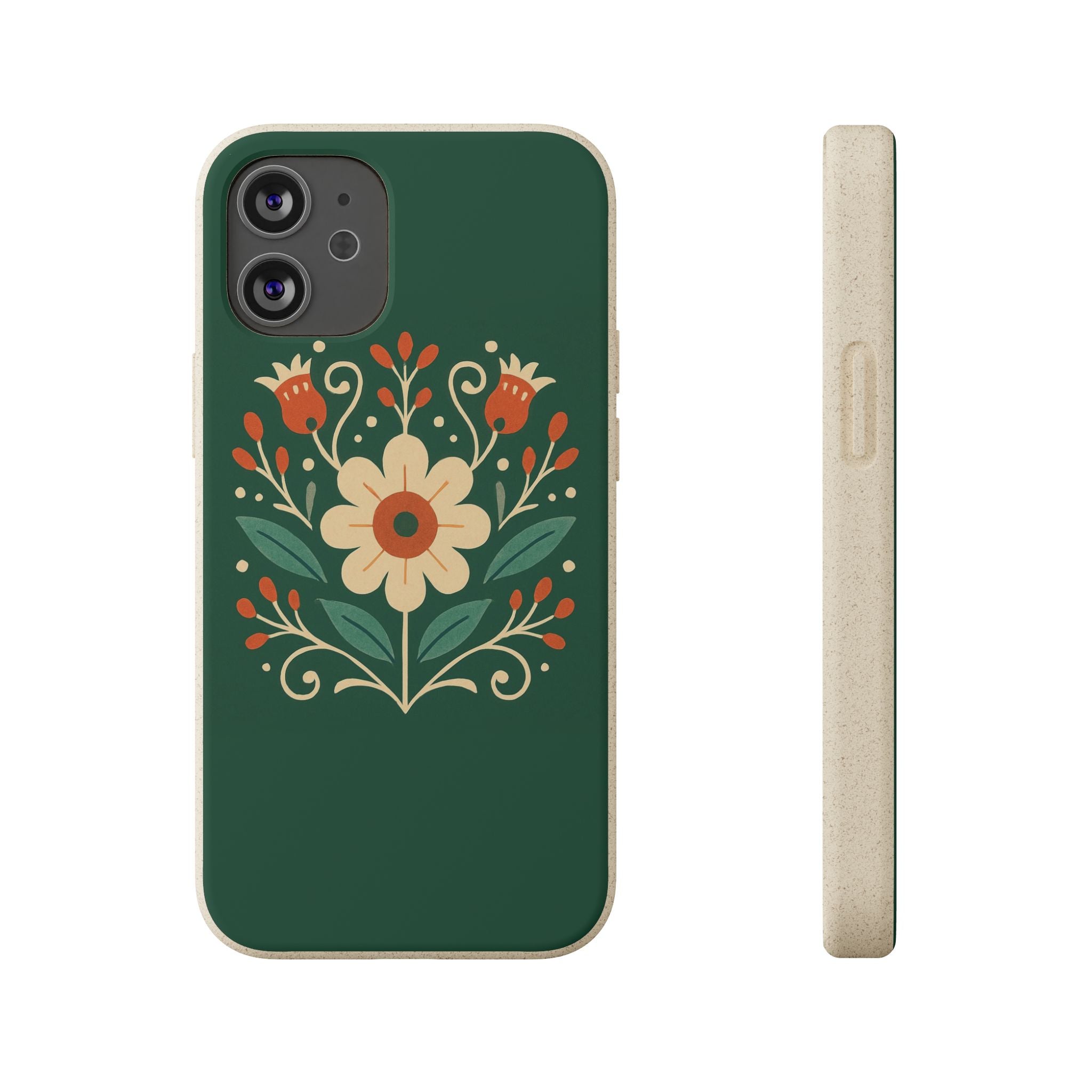 Floral Biodegradable iPhone Cases