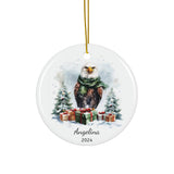 Personalized Bald Eagle Christmas Ornament