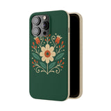 Floral Biodegradable iPhone Cases