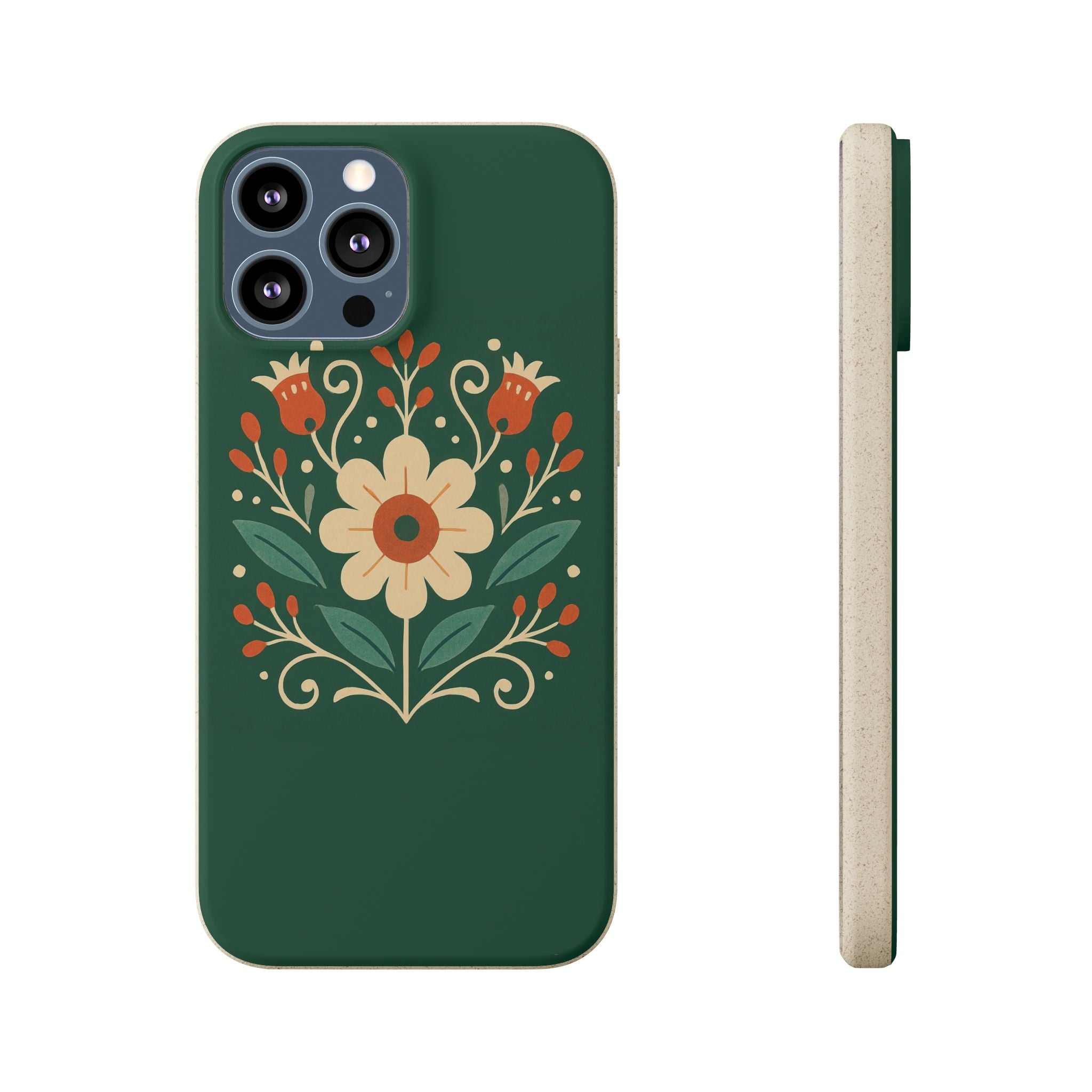 Floral Biodegradable iPhone Cases