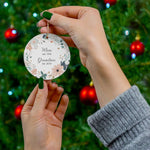 Personalised New Grandma Heart Ornament