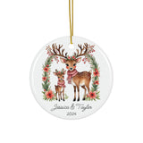 Personalized Reindeer Siblings Ornament