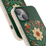 Floral Biodegradable iPhone Cases