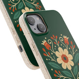 Floral Biodegradable iPhone Cases