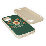Floral Biodegradable iPhone Cases