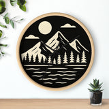 Mountain Scene Wall Clock