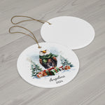 Personalized Bald Eagle Christmas Ornament