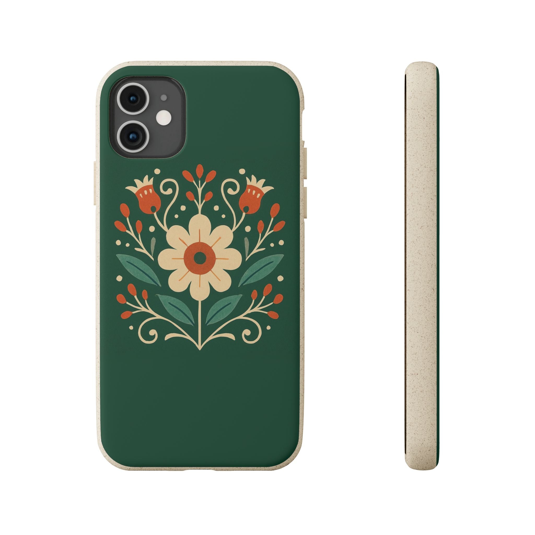 Floral Biodegradable iPhone Cases
