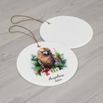 Personalized Majestic Eagle Christmas Ornament