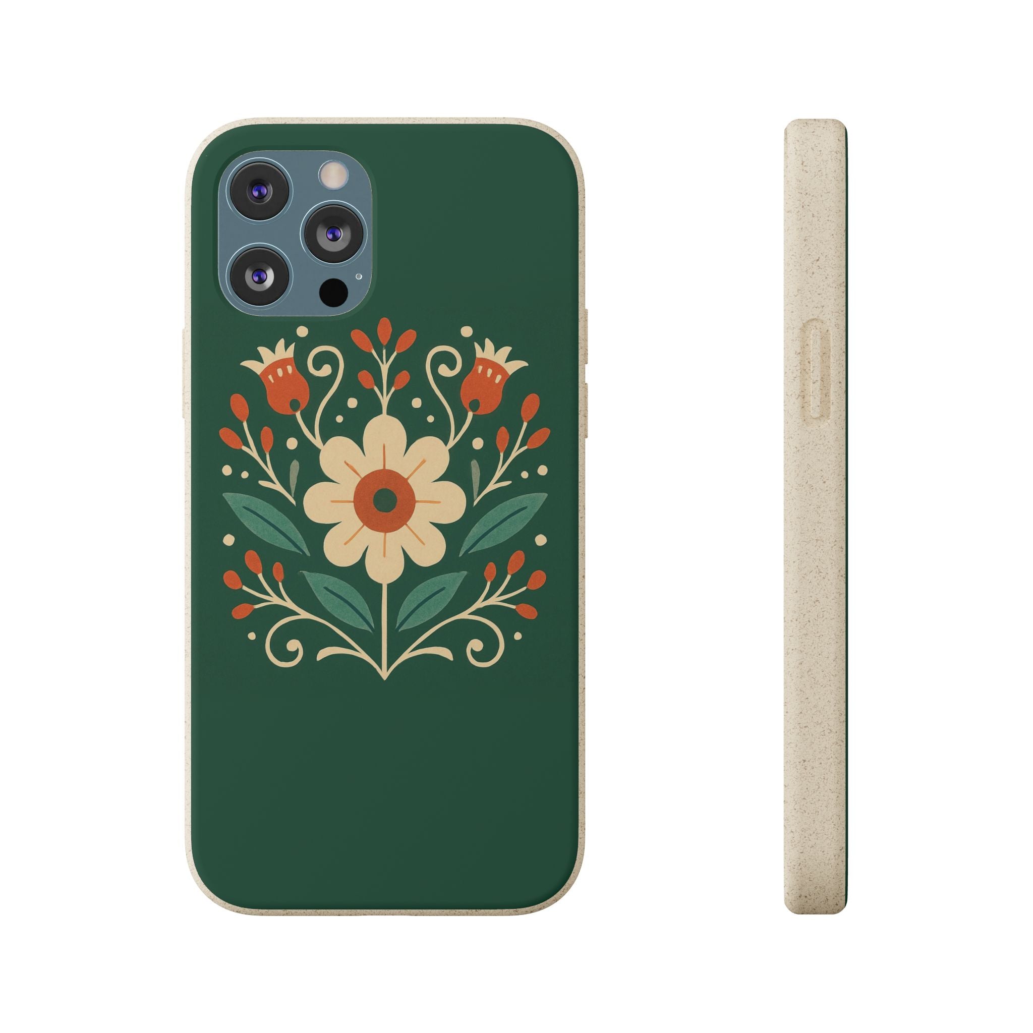 Floral Biodegradable iPhone Cases