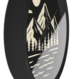 Mountain Scene Wall Clock