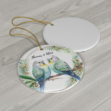 Personalized Budgerigar Parakeet Parrots Ornament